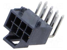 Connector: wire-board | socket | male | PIN: 8 | Nano-Fit | angled | 2.5mm
