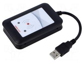 RFID reader | 4.3÷5.5V | USB | antenna | Range: 100mm | 88x56x18.5mm