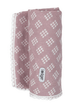 Lodger Swaddle Tribe Diaper Muslin Cotton 120x120 cm Pink