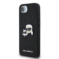 Karl Lagerfeld Fixed Glitter Metal K&CH Case for Apple iPhone 16e