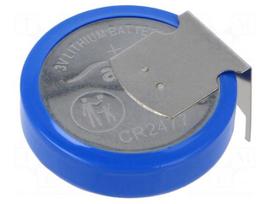 Battery: lithium | CR2477,coin | 3V | 1000mAh | Ø24.5x7.7mm | 1pcs.