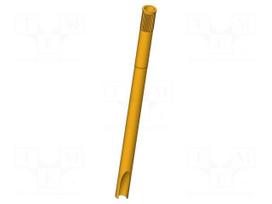 Test probe socket | gold-plated | KS-112 | soldered | L: 33mm