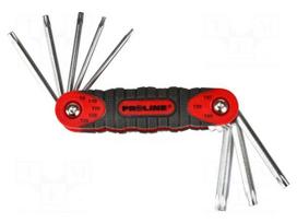 Wrench: Torx®-set | TX9,TX10,TX15,TX20,TX25,TX27,TX30,TX40