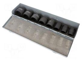 Wrench-set | 6-angles,socket spanner,impact | 3/4" | 8pcs.