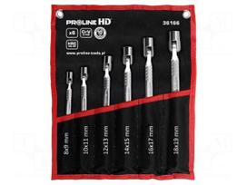 Wrench-set | socket spanner,with joint | Chrom-vanadium steel | HD