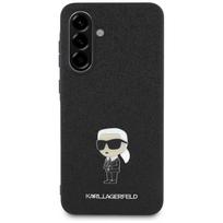 Karl Lagerfeld Fixed Glitter Ikonik Logo Metal Pin Case for Samsung Galaxy A56 5G