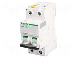 Circuit breaker | 400VAC | Inom: 40A | Poles: 1+N | Charact: C | 6kA | IP20