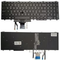 Klaviatūra DELL Latitude 5500, su pašvietimu ir „trackpoint“