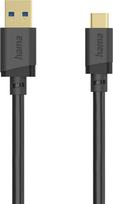 Hama USB-Kabel, USB-A-Stecker - USB-C-Stecker, USB 3.2 Gen1, 5Gbit/s, 1,5 m (00202006)
