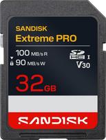 SanDisk Extreme PRO SDHC 32GB UHS-I V30 Speicherkarte 100MB/s Lesen 90MB/s Schreiben