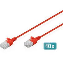 Digitus CAT.6 U/UTP Slim Patch Cable, 1.5m (10pcs) DK-1618-015S-R-10