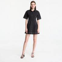 Sukienka GAP Ss Fitted Mini Shirtdress Black - Dydis M (877685-00 Suknelės)