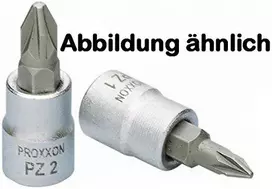 1/4' galvutė su kryžminiu PZ antgaliu PROXXON PZ1