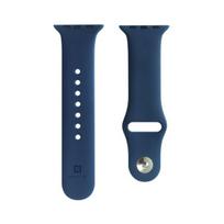 „Evelatus Apple Watch 42 / 44 / 45 mm“ silikoninės kilpos laikrodžio dirželis (S / M 110 mm) mėlynas