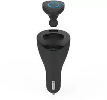CELLY BLUETOOTH HEADSET + CAR CHARGER Juodas