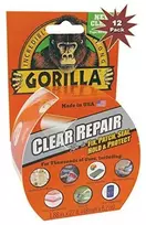 Gorilla Tape Clear Repair izoliacinė juosta skaidri 4.88cm × 8.2m