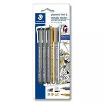 Staedtler Rašiklių ir žymeklių rinkinys PIGMENT LINER 308/8323