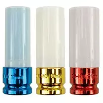 Yato Plonasienių smūginių galvučių rinkinys su apsaugom, 12,5 mm (1/2"), 17/19/21 mm, 3 vnt. (YT-1056)