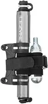 Lezyne Rankinis siurblys Slėgio diskas CFH HP 120psi metalo vielos CO2 + 1x dujų kasetė 16g grafitas (LZN-1-C2-PRCFH-V219)