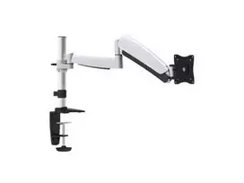 Equip 13–27 colių pasukamas monitoriaus stalo laikiklis, spaustukas, 33 cm (13 colio), 68,6 cm (27 colio), 100 x 100 mm, aukščio reguliavimas, baltas