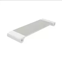 Laikiklis Terratec Spacebar aliuminio monitoriaus stovas su 4 USB įkrovimo prievadais