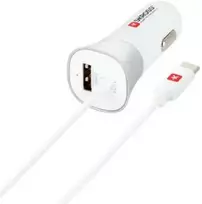 SKROSS DC29C USB automobilinis įkroviklis ir C tipo įkrovimo automobilinis adapteris