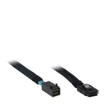Inter-Tech BFP 8087 - BFP 8643, 0,75m, Juoda (88885005)