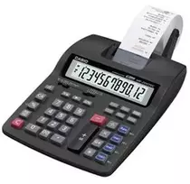 "Casio" HR 200RCE W EC spausdinimo stalinis skaičiuotuvas, juodas