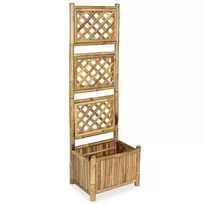 Lovelis su bambukiniu treliažu, 40cm, aukštas