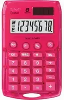 Rebell Calculator RE-STARLETP BX, rožinė, kišeninė, 8 vietos