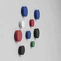 Esselte Magnetai Nobo, 20 mm, 8 vnt., mėlyna sp.