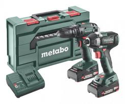 Akumuliatorinių suktuvų/gręžtuvų rinkinys Metabo Combo 18V