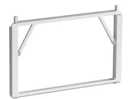 RAIN DESIGN mBar pro+ - Nešiojamojo kompiuterio stovas - Sidabrinis - 14 cm (5,5") - Aliuminis - 243 mm - 275 mm