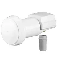 Wentronic „Goobay“ universalus vieno LNB, baltai pilkas - skaitmeninis SAT LNB (DVB-S2) 1 abonentui (4K / HDTV / 3D priėmimas) (67269)