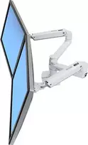 Laikiklis stalo Ergotron 2 LCD ekranams, aliuminis, 27 / 45-491-216