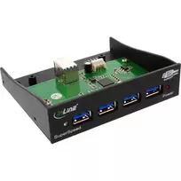 InLine USB 3.0 priekinio skydelio 3,5 "juoda (33395B)