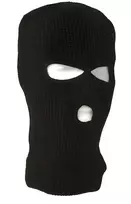 Max Fuchs Megztas pošalmis "BALACLAVA" 3H, Juodas