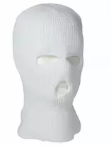 Mil-Tec Megztas pošalmis "BALACLAVA" 3H, Baltas