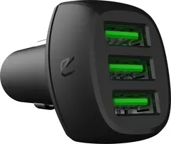 Green Cell Žalias Cell GREENCELL PowerRide 54W 3xUSB 18W automobilinis įkroviklis Ultra Charge