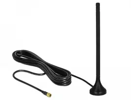 Delock LTE antenos SMA kištukas 3 - 5 dBi 12,5 cm fiksuotas įvairiakryptis