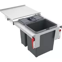 Šiukšliadėžė FRANKE, Rūšiuotojas Garbo, 45-2, 18l.+12l.