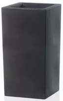 Teraplast Italija Teraplast 40x40x80cm vazonas Schio Cubo Alto 80 antracito spalvos