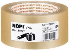 Tesa NOPI Pack PVC geprägt 66m 50mm transparent