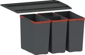 Šiukšliadėžė FRANKE, Easy Sort, 60-2 2x14,5l+2x7,5l