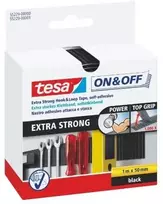 Tesa ON&OFF Extra Strong juosta lipni 1mx50mm juoda