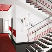 Sienų dekoracija "Veidrodinės Linijos"