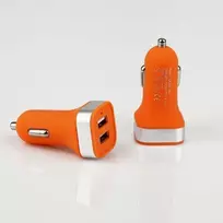Orange Oranžinis CAR CHARGER MINI 2xUSB 3.1A oranžinis GT PR