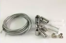 LED profilių PD01, PN9 pakabinimo komplektas 2x2000mm