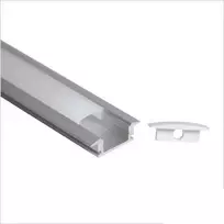 LED profilis su skaidriu sklaidytuvu, įleidžiamas P024 2000x24.5(17.5)x7mm