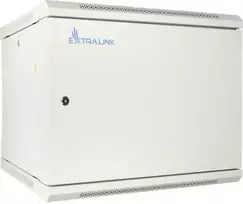 EXTRALINK 12U 600X450 ASP sieninė spintelė metalinių durų pilka
